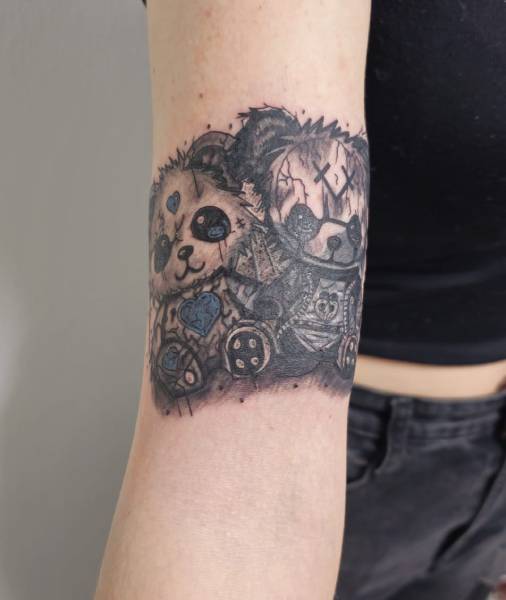 Tattoo van teddyberen